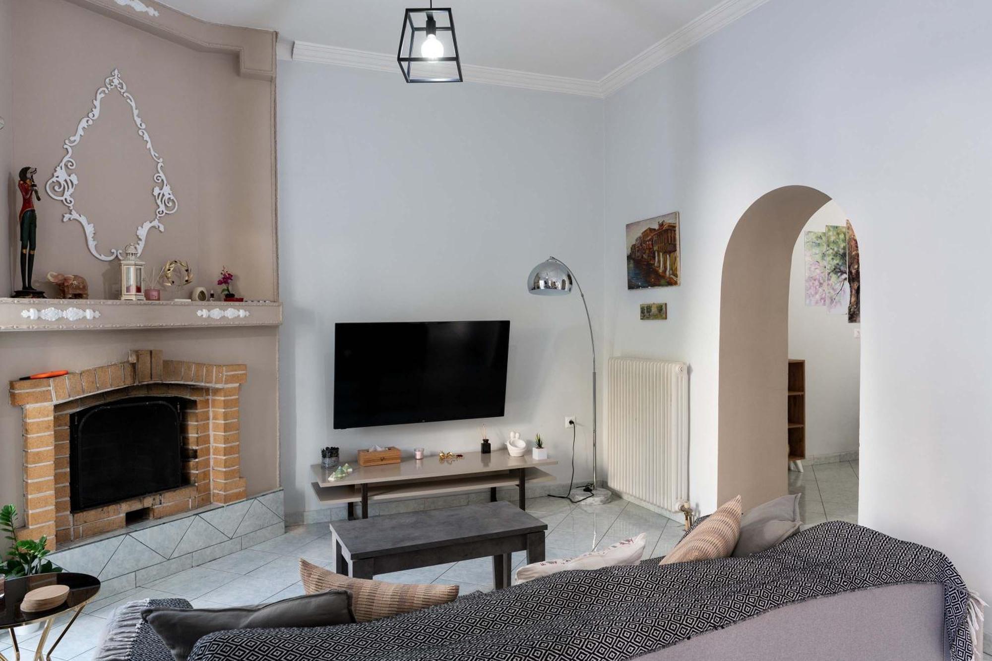 Private Spacious Apartment Atene Esterno foto
